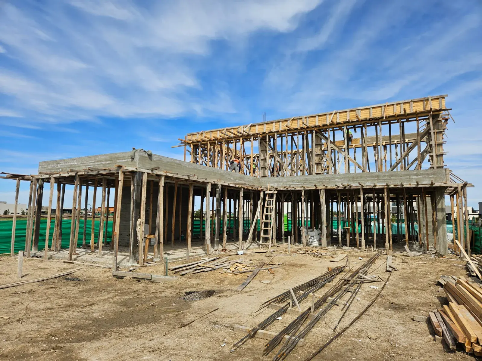 Obra en construcción — contrafrente